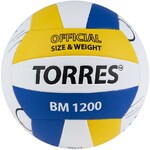 Мяч волейбольный TORRES BM1200, микрофибра, размер 5 /арт. V42335 - Специализированный интернет-магазин мячей "Мячи-екб.рф"
