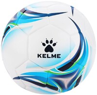 Мяч футбольный KELME Vortex 18.4, р. 5, Цвет Бело-синий /арт. 8301QU5021-113 - Специализированный интернет-магазин мячей "Мячи-екб.рф"