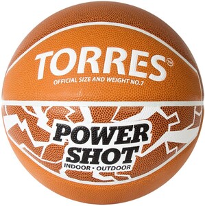 Мяч баскетбольный TORRES Power Shot, размер 7 /арт. B32087 - Специализированный интернет-магазин мячей "Мячи-екб.рф"