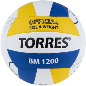 Мяч волейбольный TORRES BM1200, микрофибра, размер 5 /арт. V42335 - Специализированный интернет-магазин мячей "Мячи-екб.рф"
