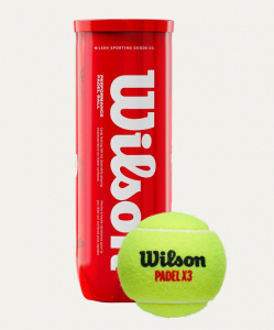 Мяч для падела Wilson Padel X3 Yellow, упаковка 3 мяча /арт. WR8900801001 - Специализированный интернет-магазин мячей "Мячи-екб.рф"